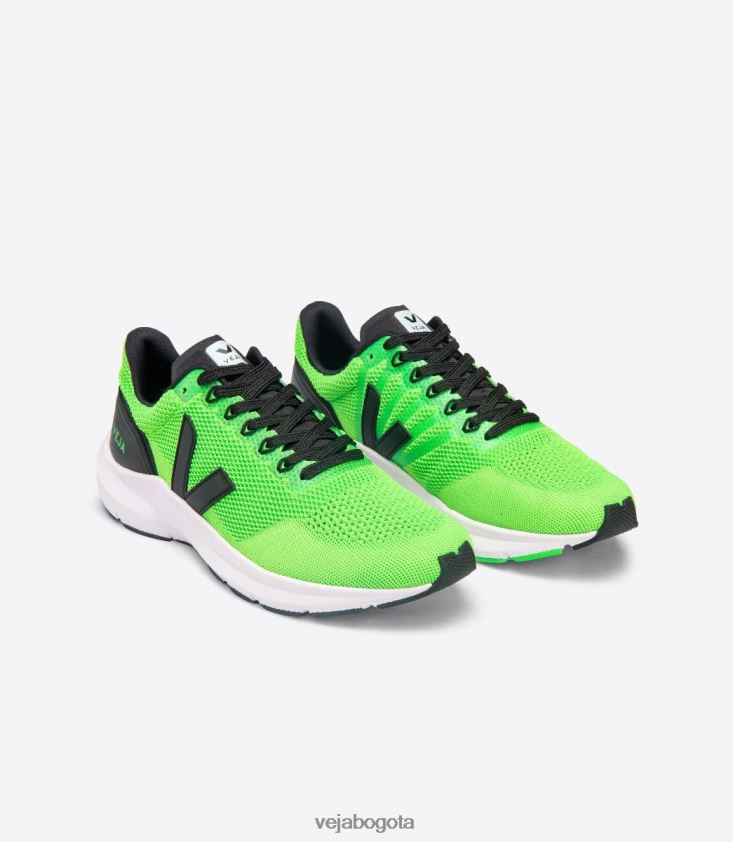 Veja Z6JRPR206marlin v-knit vert negro fluo
