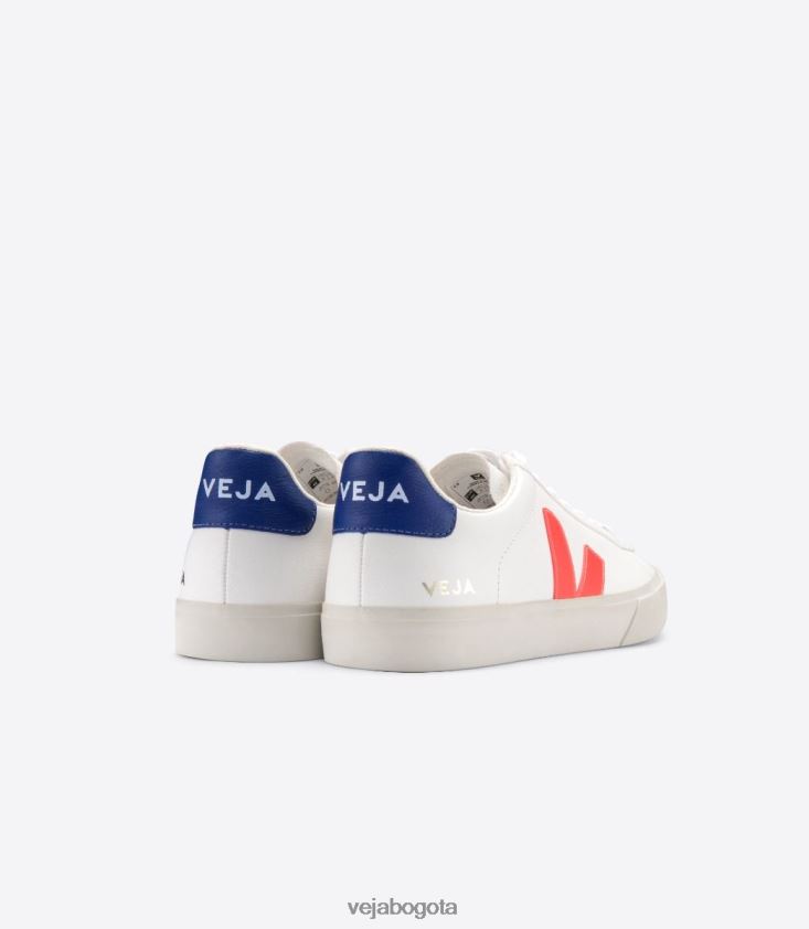 Veja Z6JRPR16campo cuero sin cromo blanco naranja fluo