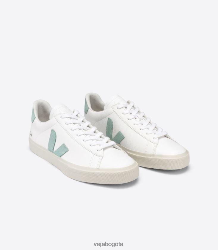 Veja Z6JRPR17campo cuero sin cromo matcha blanco