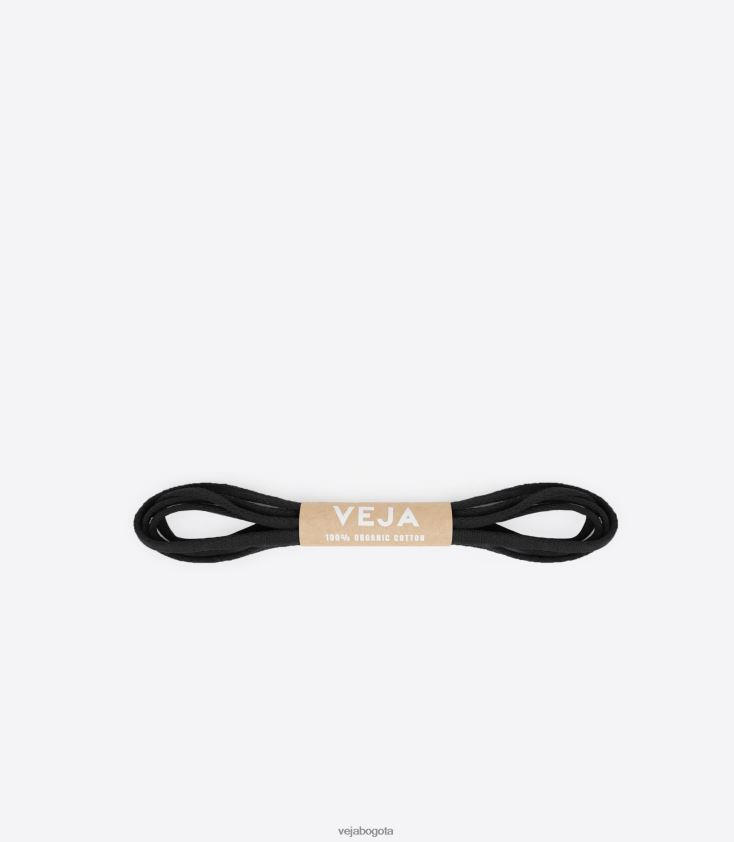 Veja Z6JRPR220cordones algodón orgánico negro