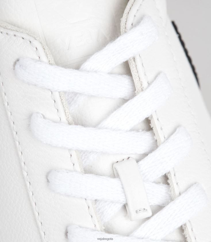 Veja Z6JRPR222cordones algodon organico blanco