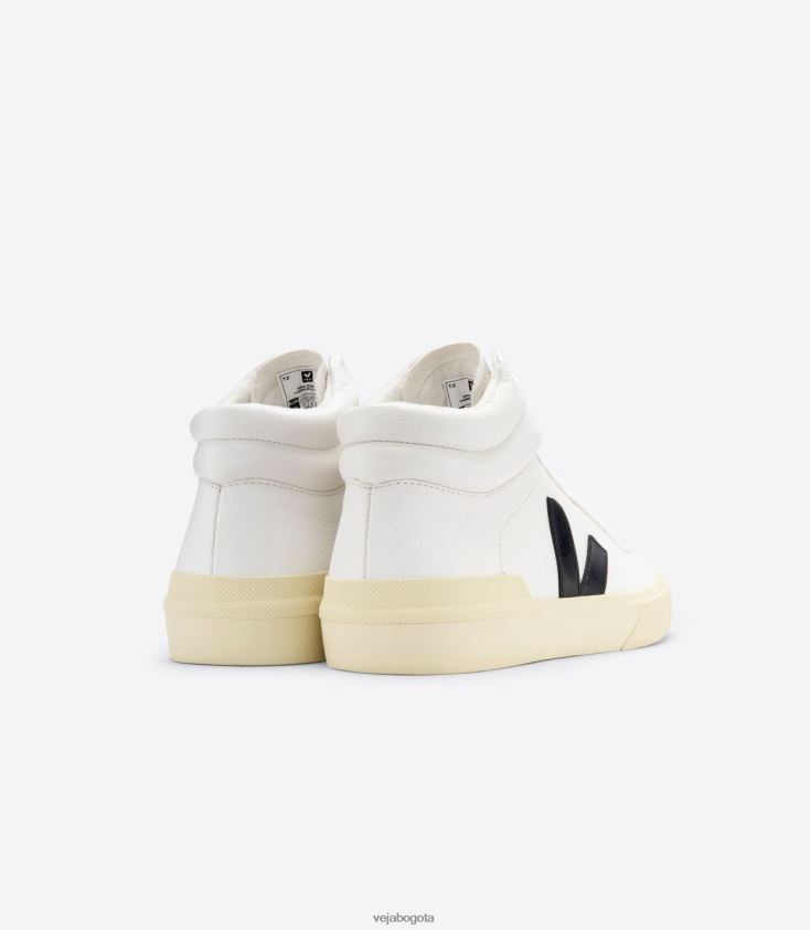 Veja Z6JRPR70minotauro cuero sin cromo blanco negro mantequilla