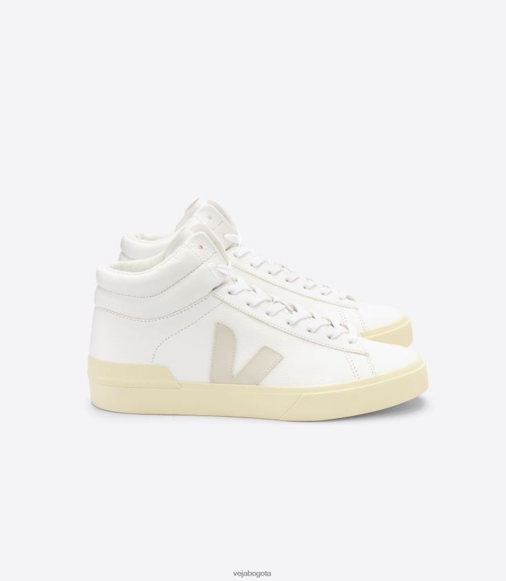 Veja Z6JRPR75minotauro cuero sin cromo blanco pierre mantequilla