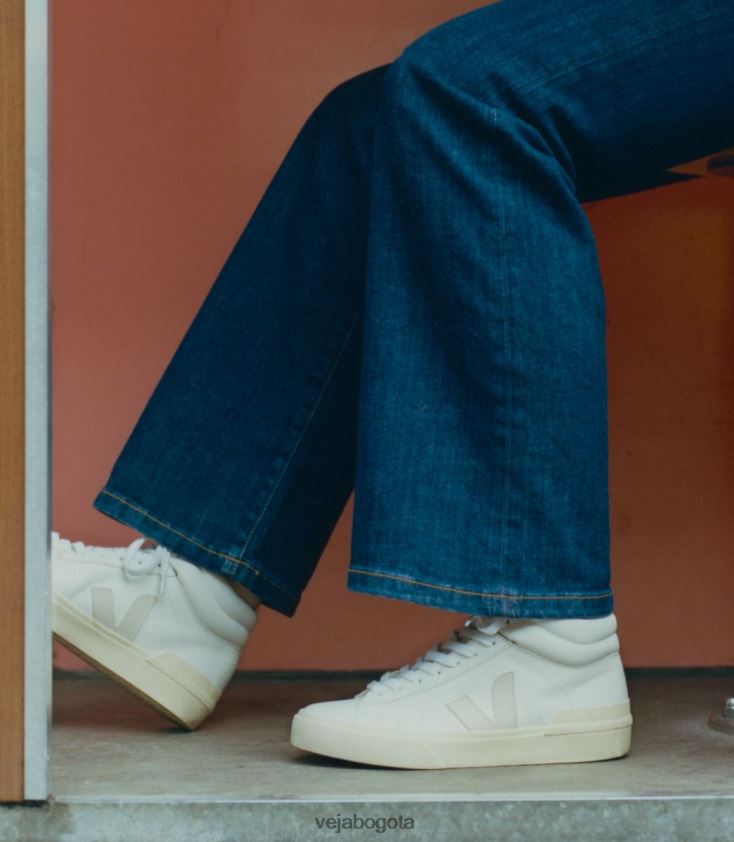 Veja Z6JRPR75minotauro cuero sin cromo blanco pierre mantequilla
