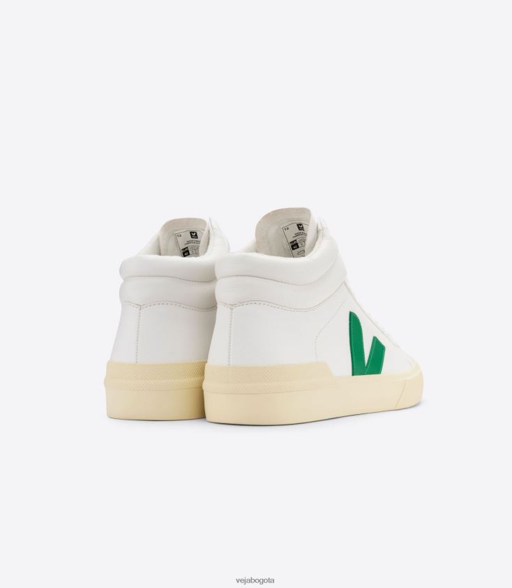 Veja Z6JRPR76minotauro cuero sin cromo blanco esmeralda mantequilla