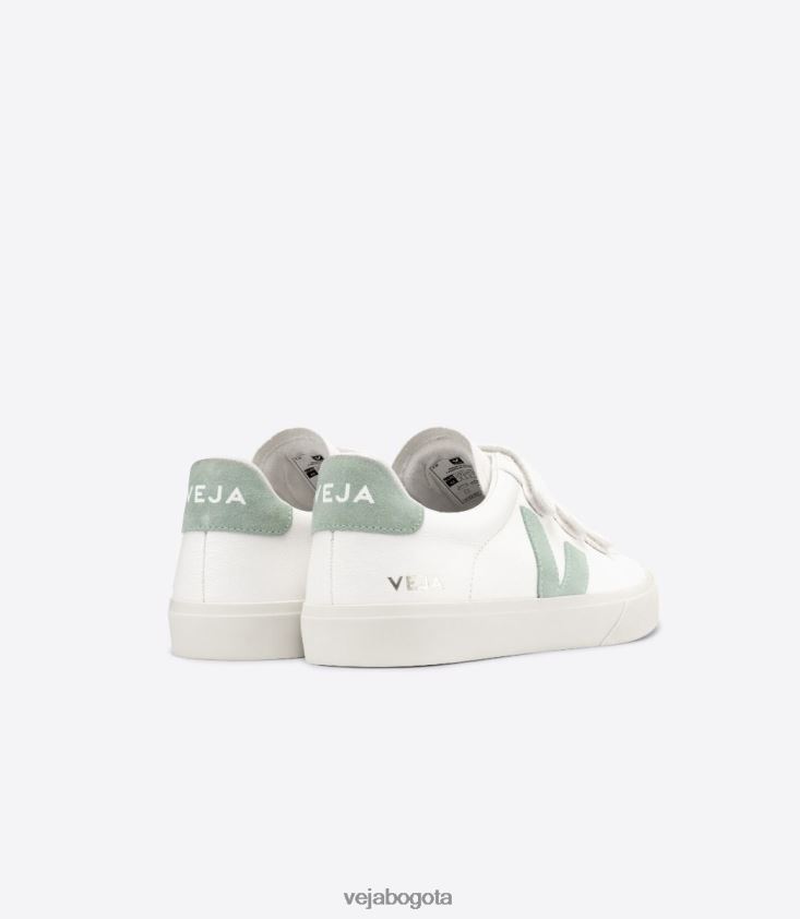Veja Z6JRPR109Recife cuero sin cromo matcha blanco