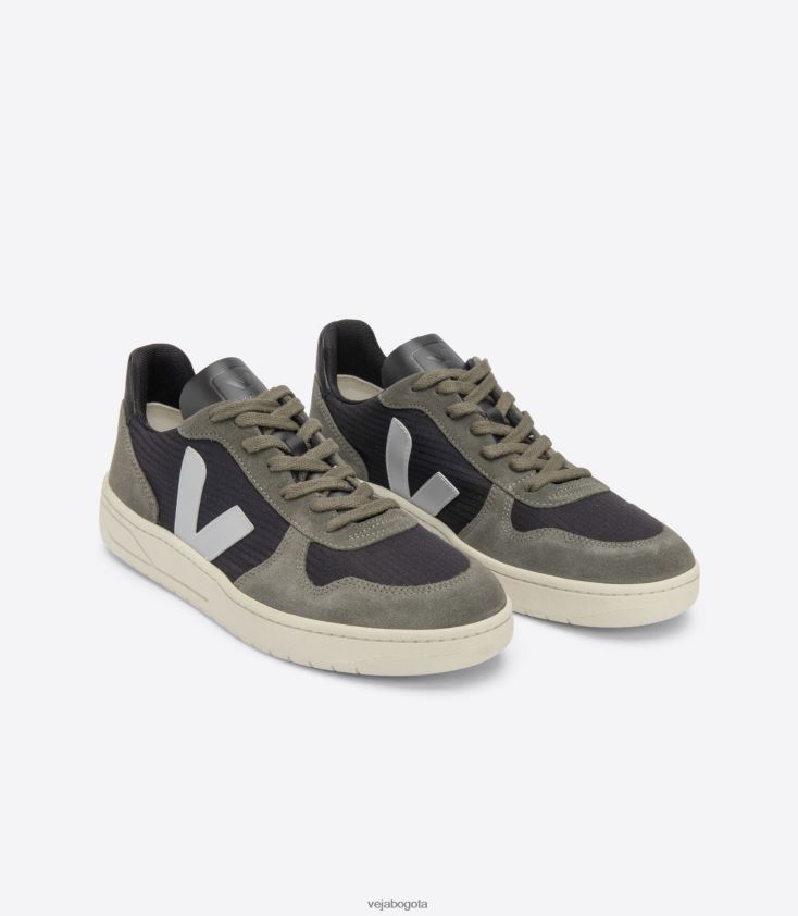 Veja Z6JRPR63v-10 ripstop negro oxford gris barro