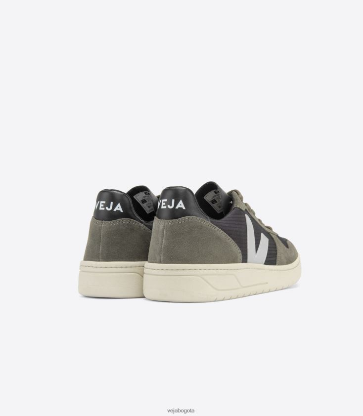 Veja Z6JRPR63v-10 ripstop negro oxford gris barro