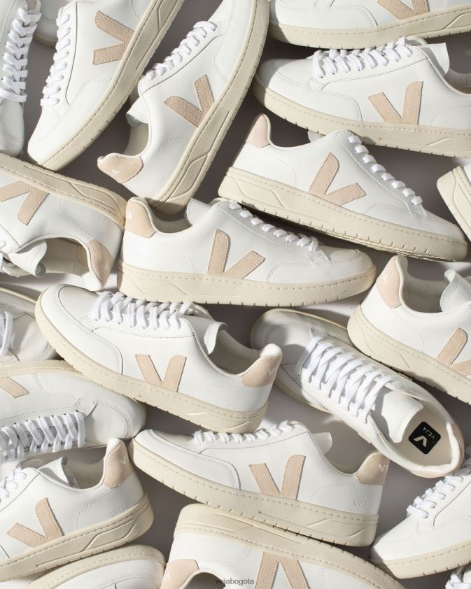 Veja Z6JRPR25v-12 cuero blanco sable