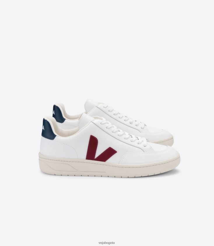 Veja Z6JRPR27v-12 cuero blanco marsala nautico