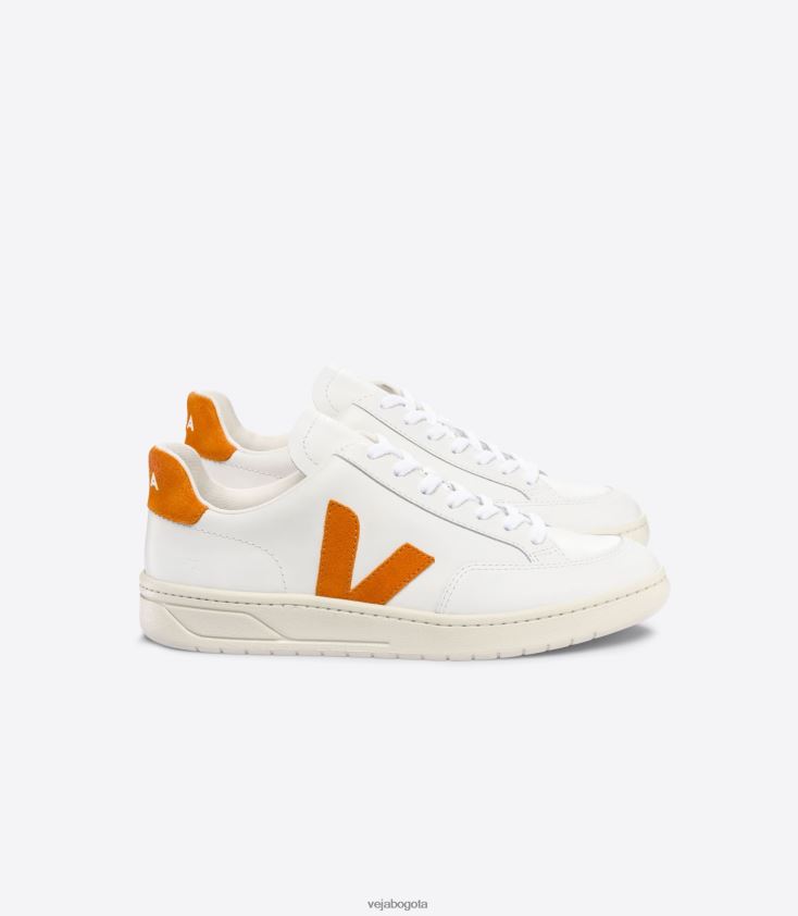 Veja Z6JRPR36v-12 cuero blanco calabaza