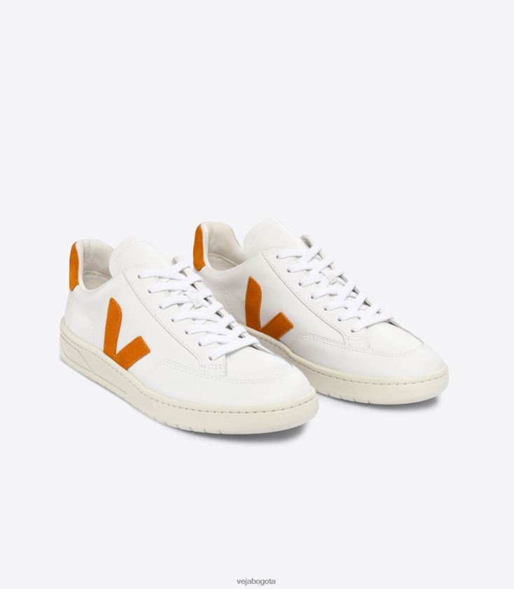Veja Z6JRPR36v-12 cuero blanco calabaza