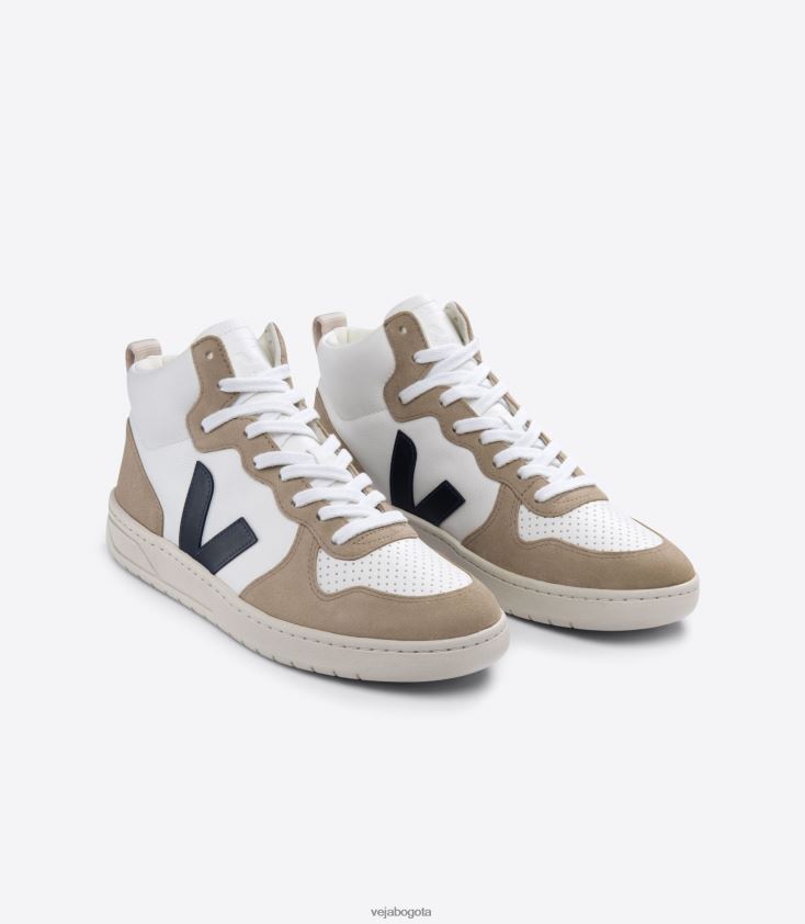Veja Z6JRPR79v-15 cuero sin cromo blanco nautico sahara