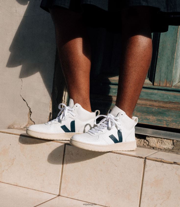 Veja Z6JRPR87v-15 cuero blanco nautico