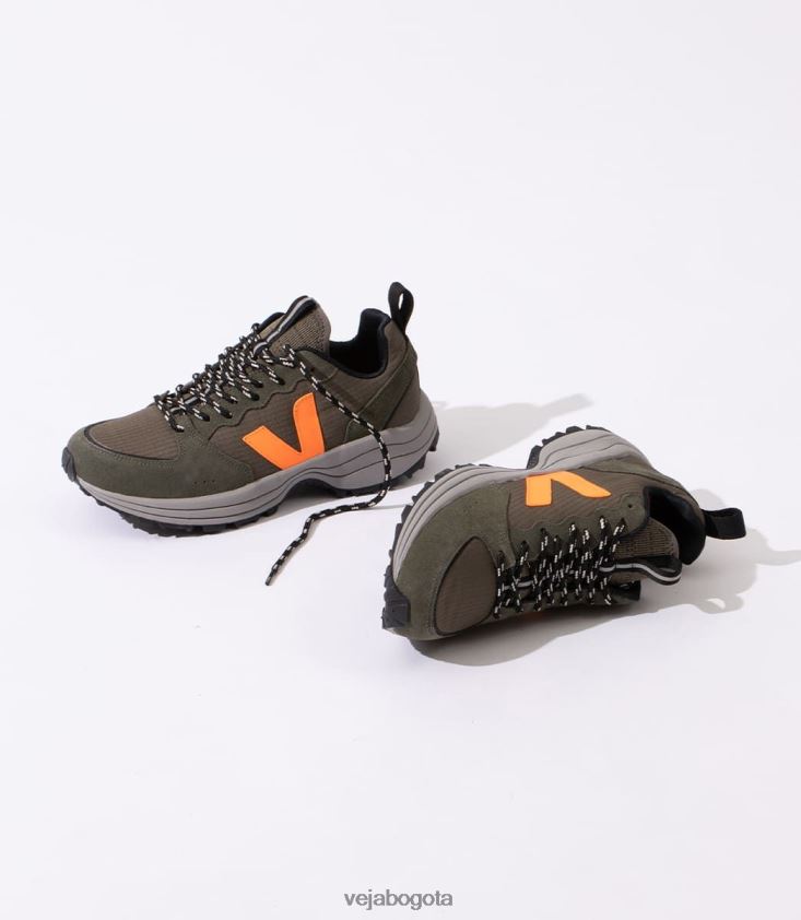 Veja Z6JRPR166venturi ripstop kaki naranja neón