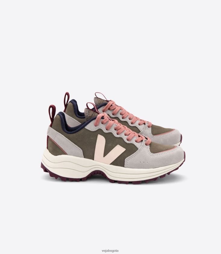 Veja Z6JRPR183gamuza venturi kaki sable oxford gris