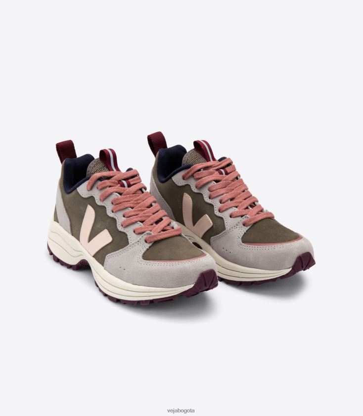 Veja Z6JRPR183gamuza venturi kaki sable oxford gris