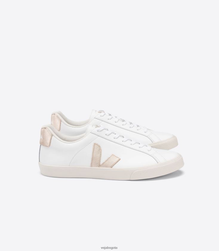Veja Z6JRPR241cuero esplar platinado blanco