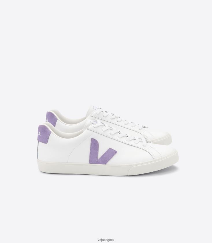 Veja Z6JRPR242cuero esplar extra blanco lavanda