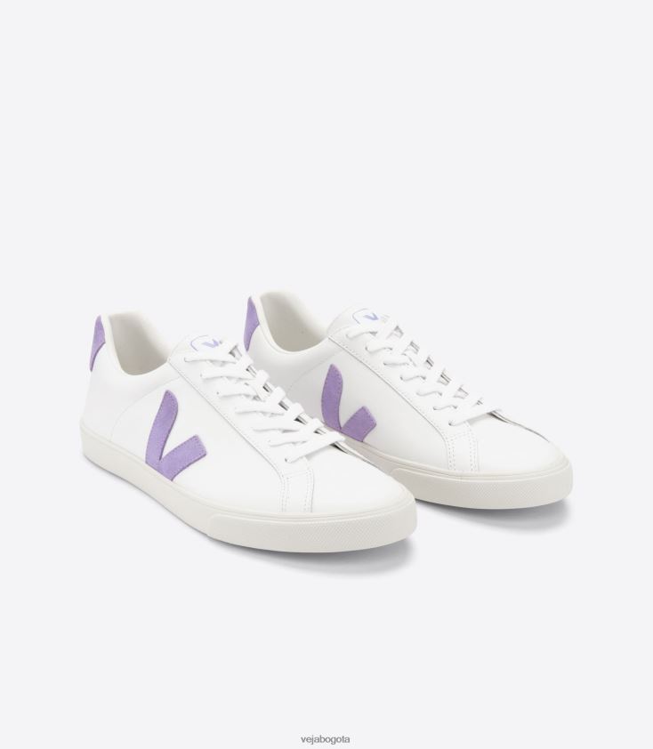 Veja Z6JRPR242cuero esplar extra blanco lavanda