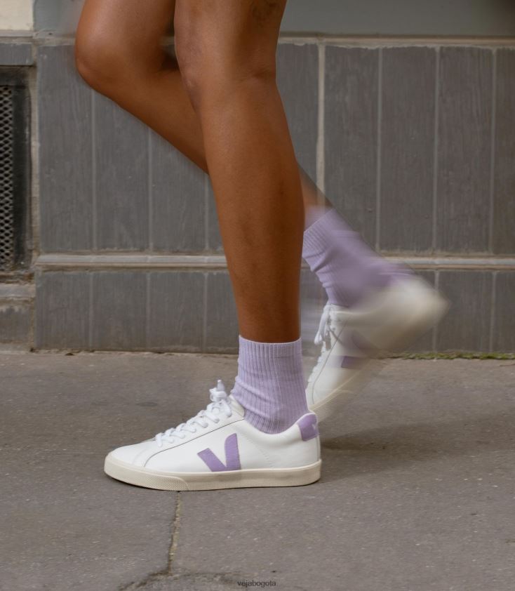 Veja Z6JRPR242cuero esplar extra blanco lavanda