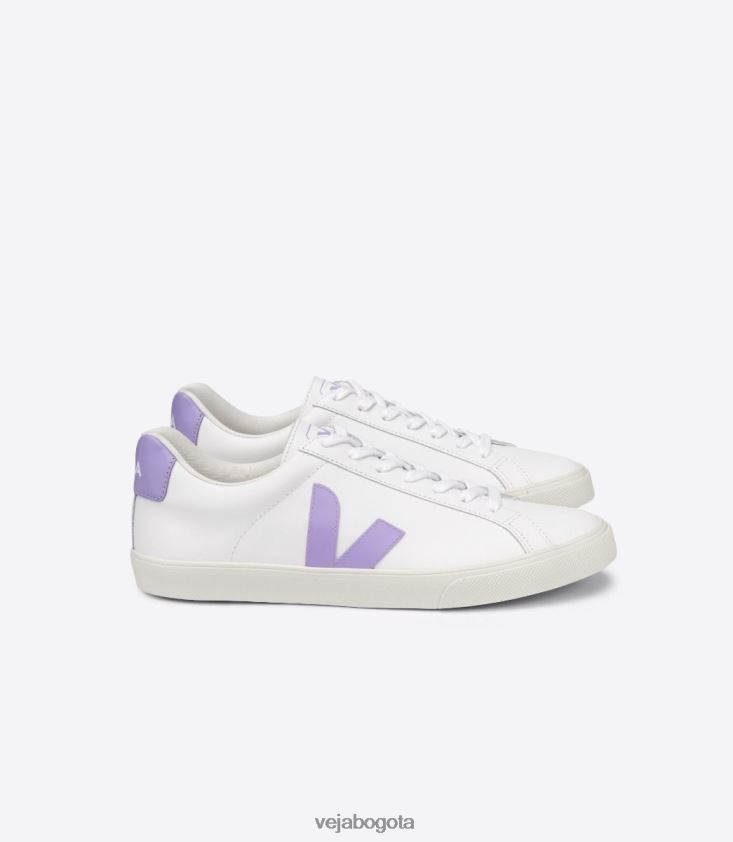 Veja Z6JRPR243esplar cuero blanco lavanda