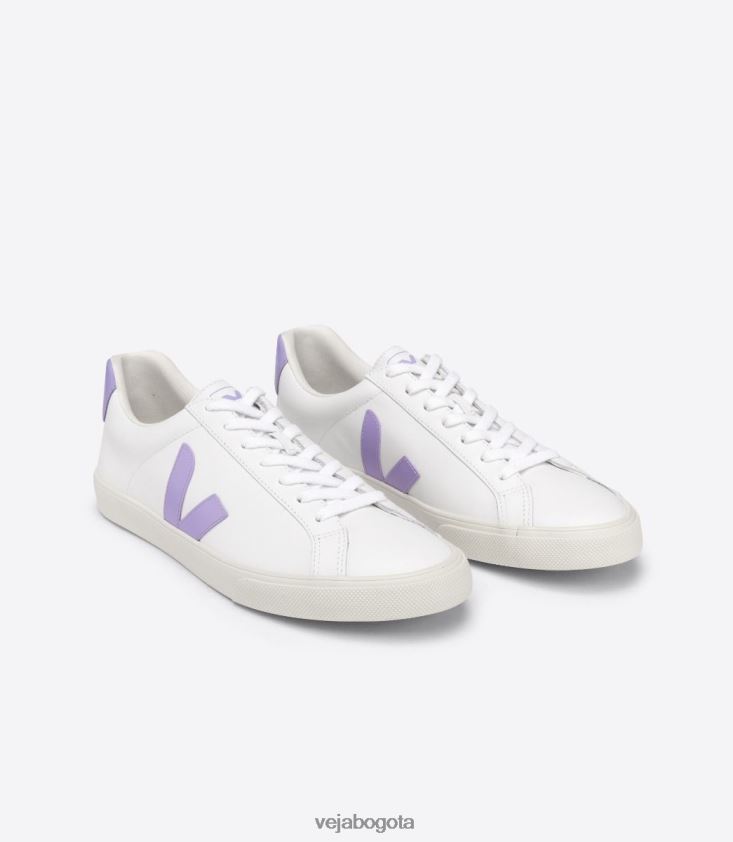 Veja Z6JRPR243esplar cuero blanco lavanda