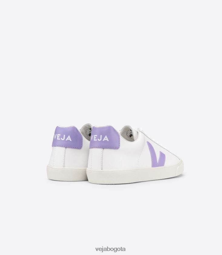 Veja Z6JRPR243esplar cuero blanco lavanda