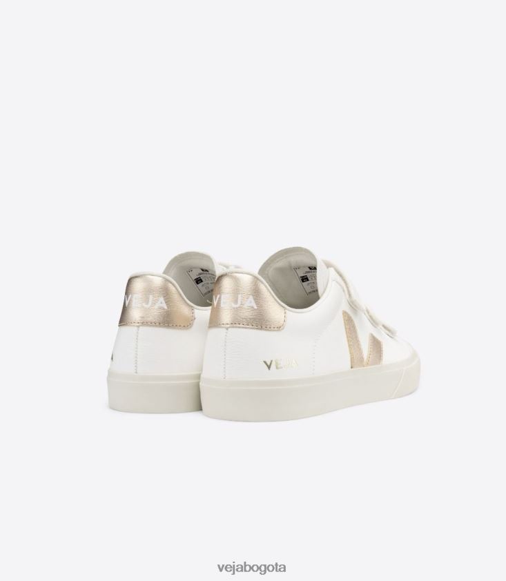 Veja Z6JRPR246Recife cuero sin cromo blanco platinado