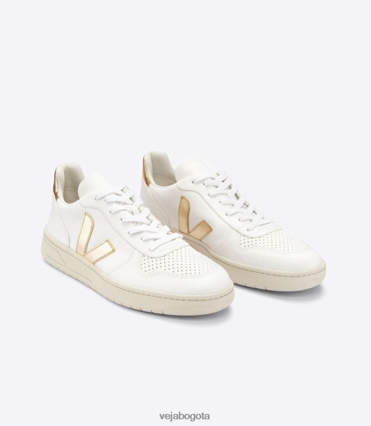 Veja Z6JRPR233v-10 cuero sin cromo blanco platinado