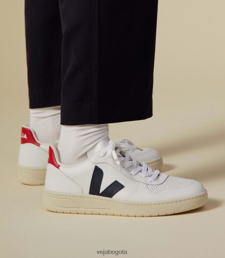 Veja Z6JRPR238v-10 cuero blanco nautico pekin