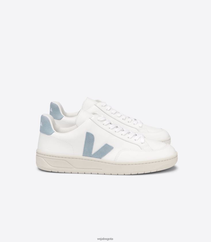 Veja Z6JRPR229v-12 cuero blanco acero