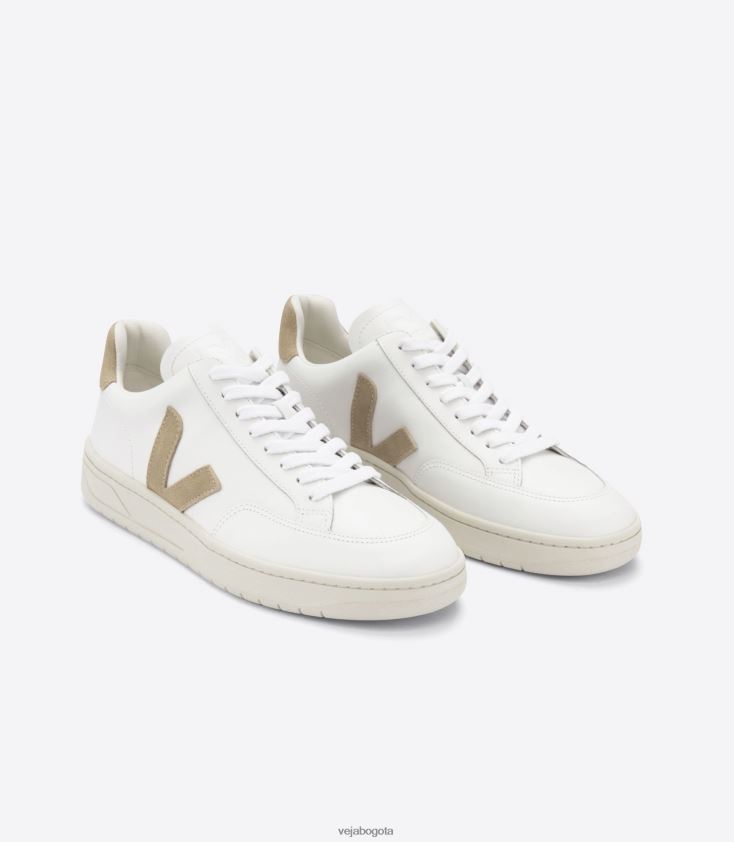 Veja Z6JRPR230duna blanca de cuero v-12