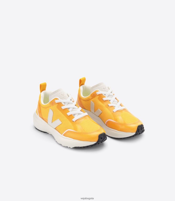 Veja Z6JRPR382cordones elásticos canario alveomesh ouro pierre