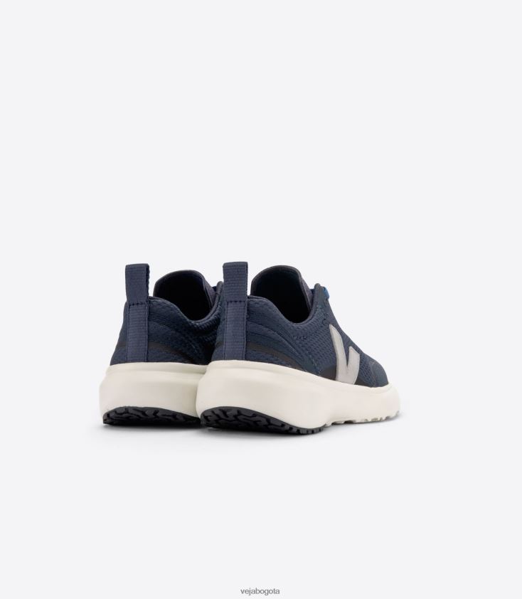 Veja Z6JRPR384cordones elásticos canario alveomesh nautico oxford gris