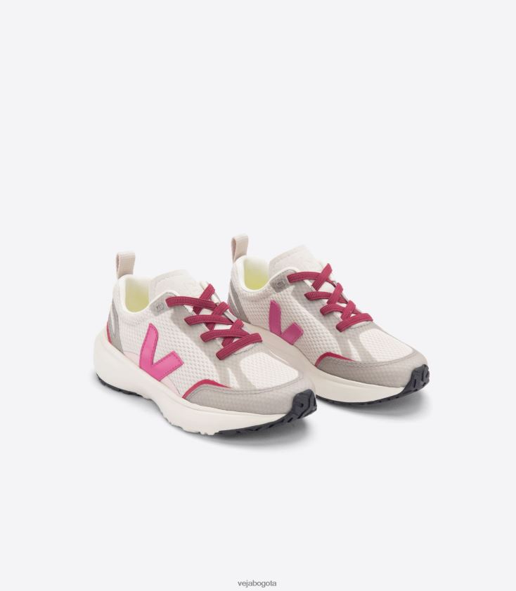 Veja Z6JRPR387cordones elásticos canario alveomesh natural mia