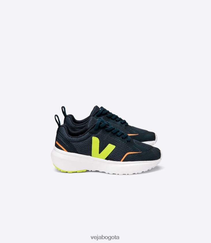 Veja Z6JRPR389cordones canarios alveomesh nautico jaune fluo