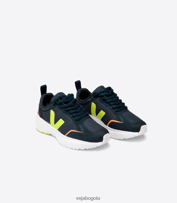 Veja Z6JRPR389cordones canarios alveomesh nautico jaune fluo