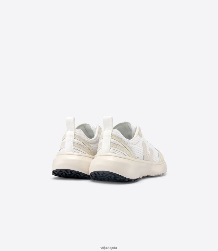 Veja Z6JRPR391cordones elásticos canario alveomesh blanco pierre