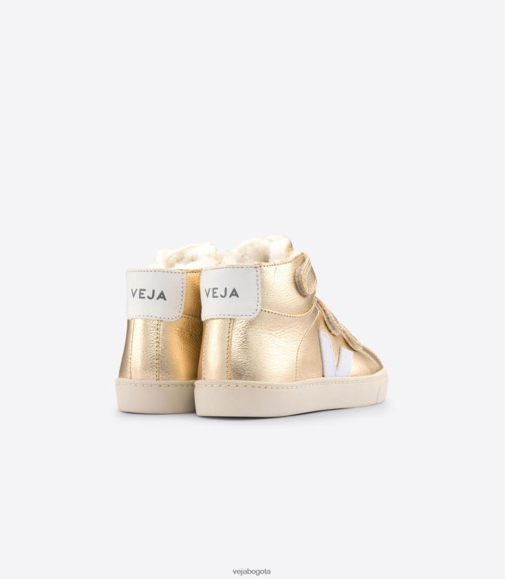Veja Z6JRPR317esplar piel pelo medio platine blanco