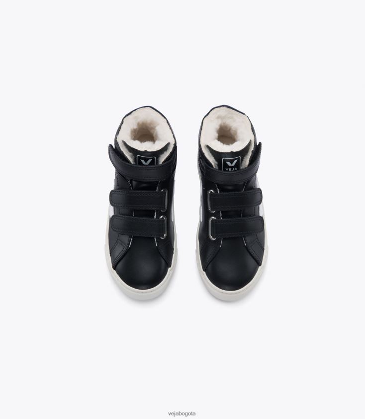 Veja Z6JRPR320esplar piel fured media negro cobalto