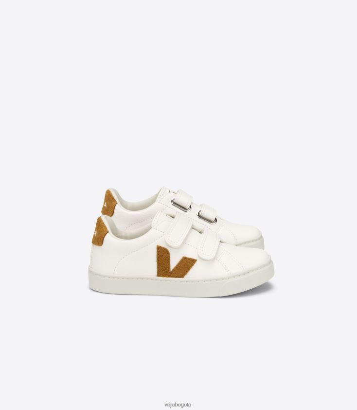 Veja Z6JRPR328esplar cuero sin cromo blanco camel