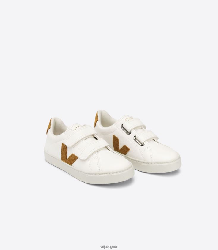 Veja Z6JRPR328esplar cuero sin cromo blanco camel