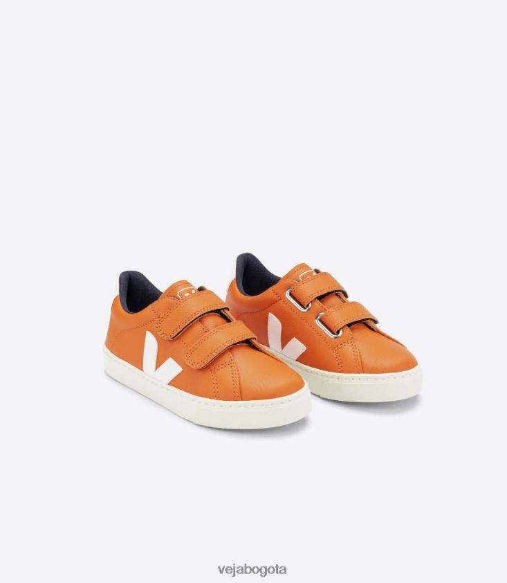 Veja Z6JRPR333esplar cuero sin cromo calabaza blanco