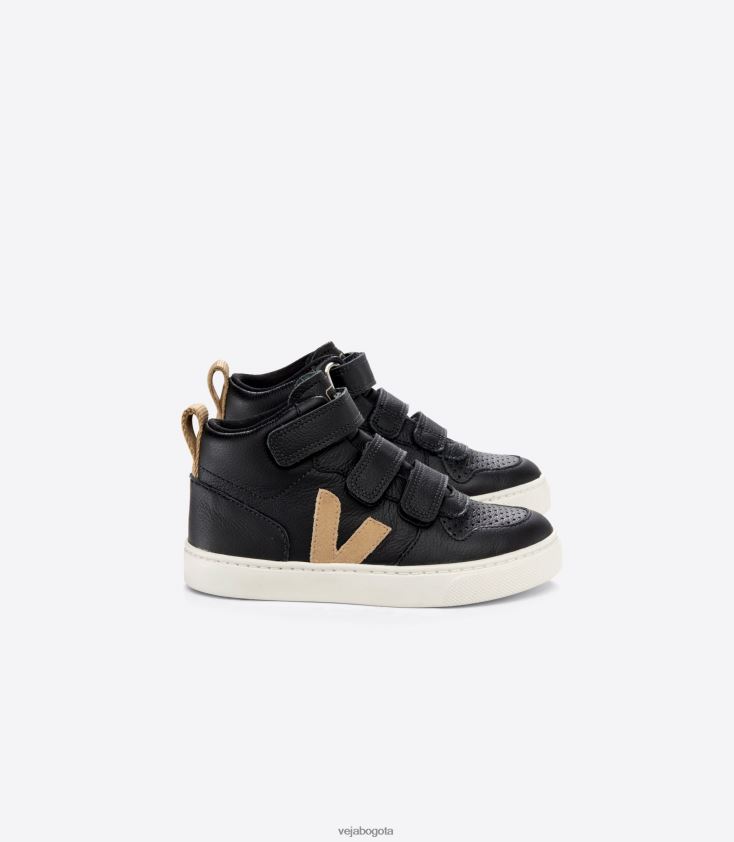 Veja Z6JRPR348v-10 mid cuero sin cromo negro duna