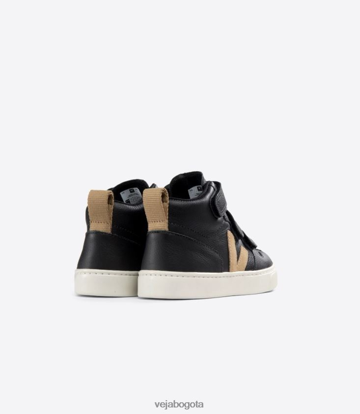 Veja Z6JRPR348v-10 mid cuero sin cromo negro duna