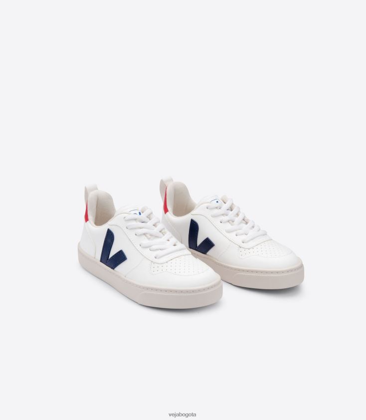 Veja Z6JRPR365v-10 cordones cwl blanco cobalto pekin