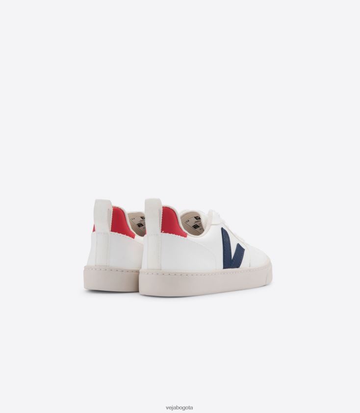 Veja Z6JRPR365v-10 cordones cwl blanco cobalto pekin