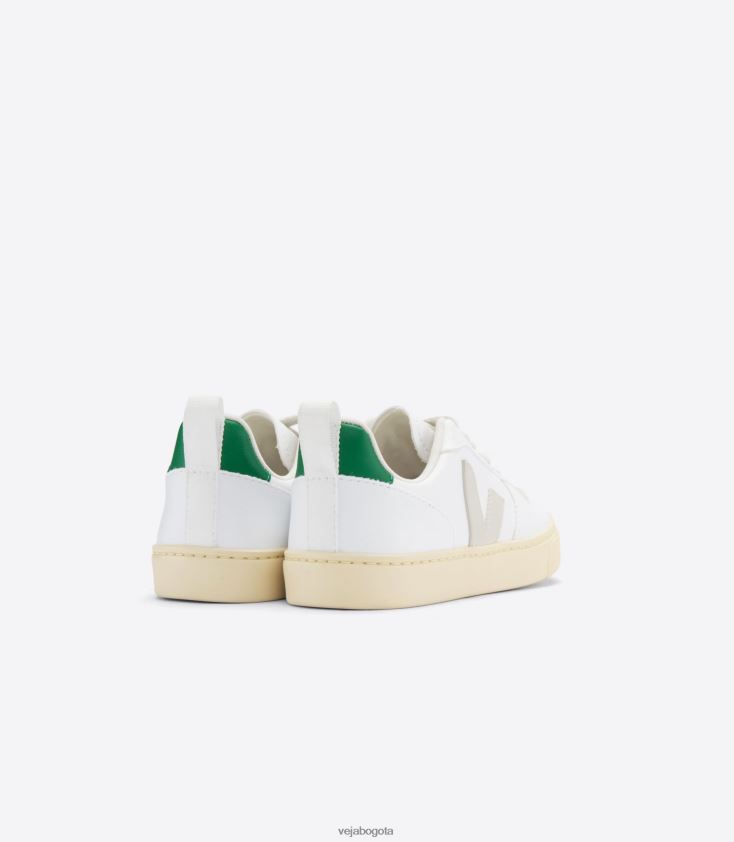 Veja Z6JRPR366v-10 cordones cwl blanco pierre emeraude