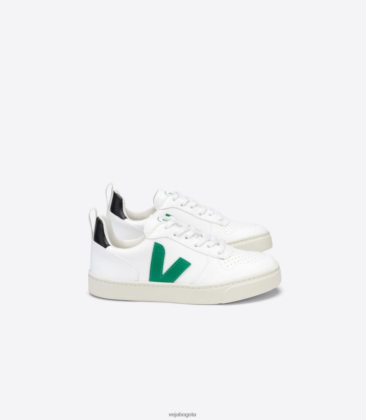 Veja Z6JRPR368v-10 cordones cwl blanco esmeralda negro